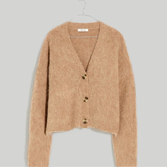 Madewell Tan Button-Up Cardigan - Picture 1 of 6